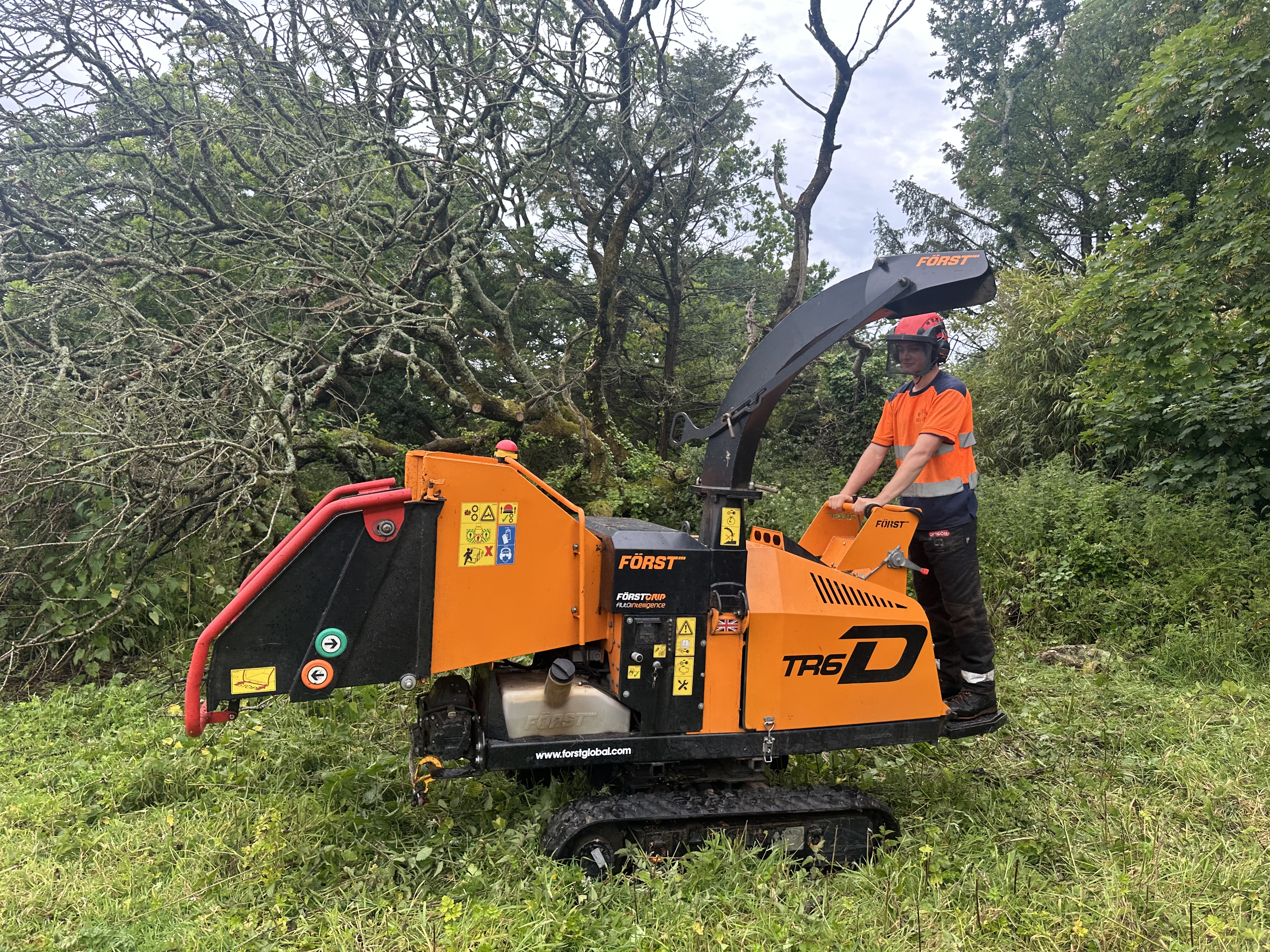 Tracked 6” Forst chipper